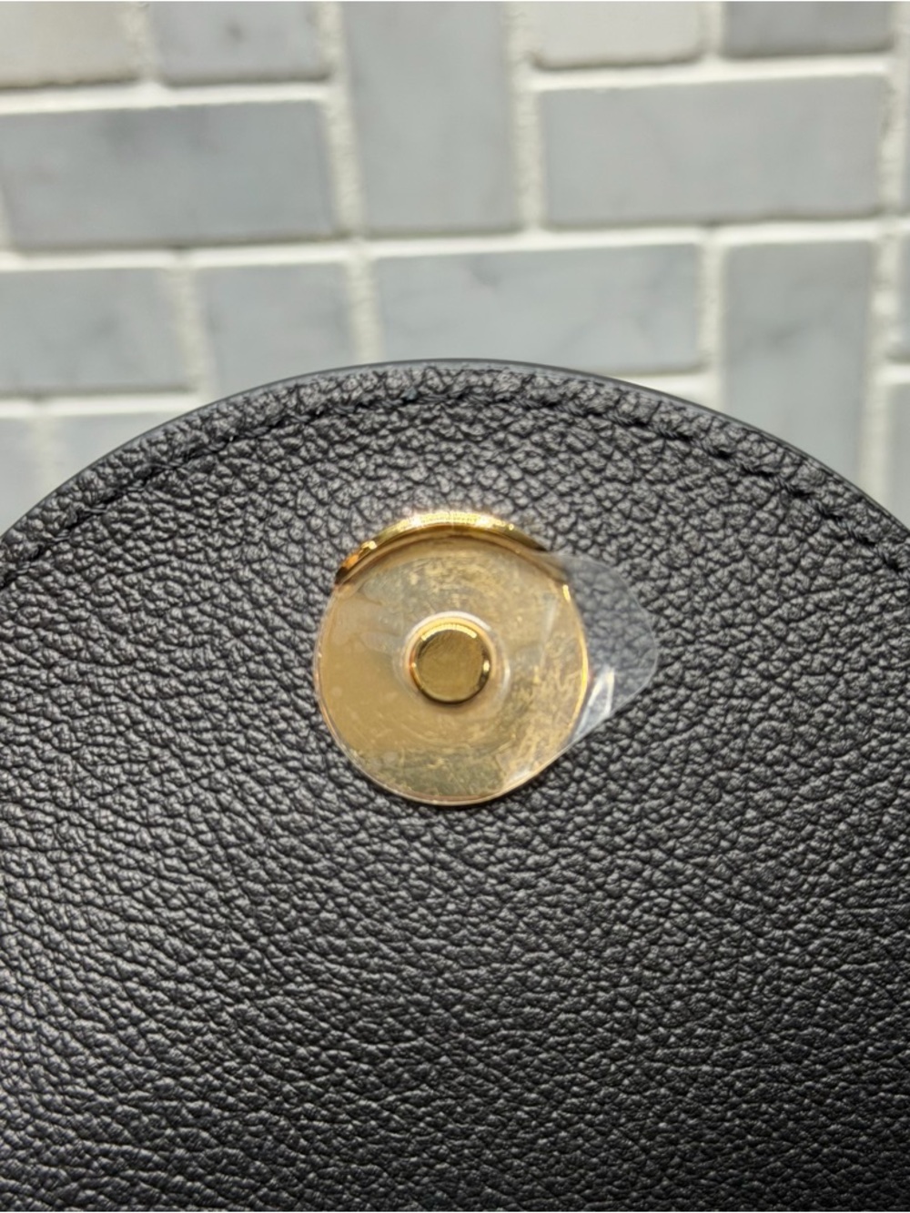 Versace Medium Vitello Leather Medusa Top Handle Bag Black Gold Crossbody Strap - Picture 12 of 15